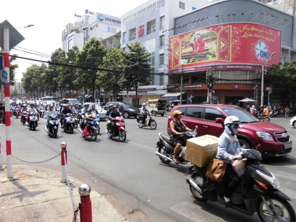 Be careful where you walk in Ho Chi Minh City.